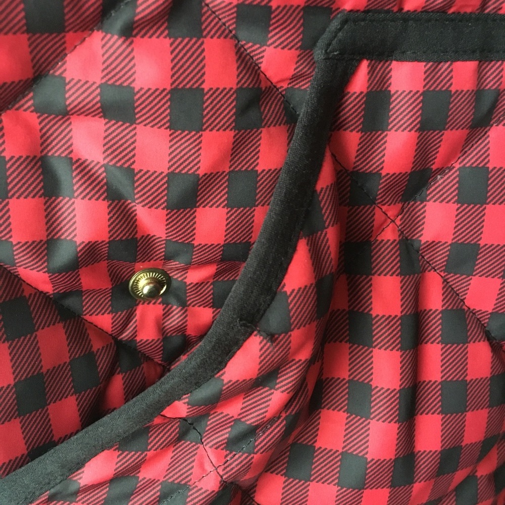 HP 1/18 J. CREW Buffalo Check Plaid Down Vest - Picture 8 of 8